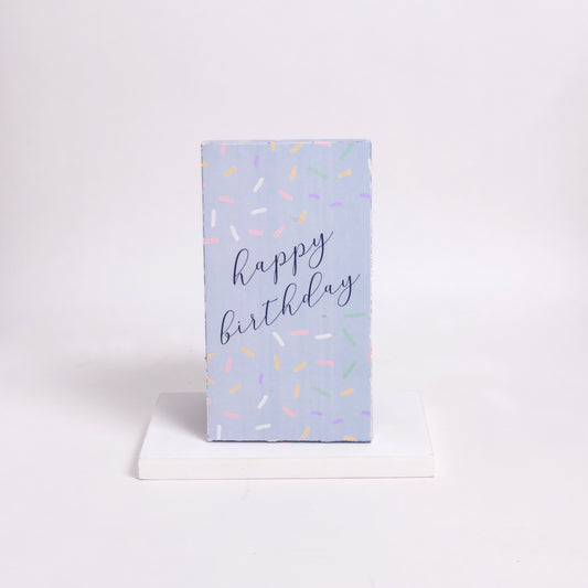 Happy Birthday - Chocolate Cover