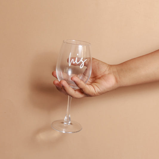 His Wine Glass