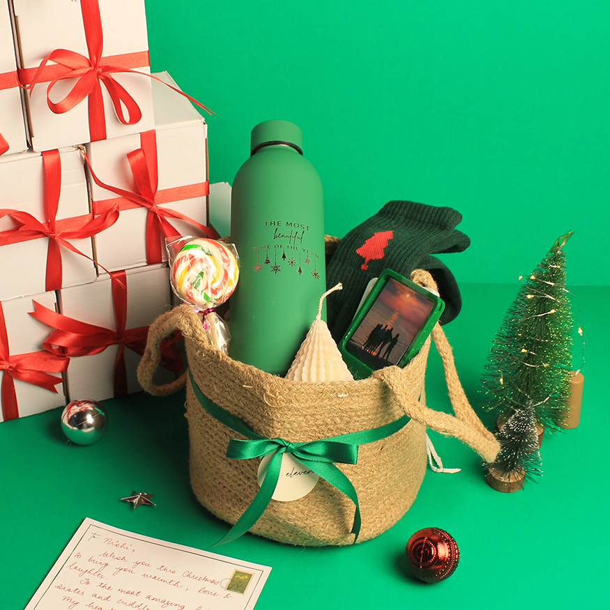 Jingle Green Christmas Box