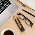 Personalised Leather keychain - Black