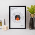 Personalised Song Lyrics Frame- Just the way you are by Bruno Mars