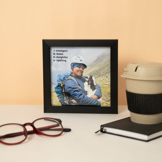 Personalized Character Traits Photo Frame – Meaningful Gift